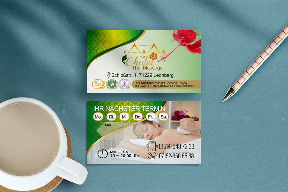 Designs-Visitenkarte Chaba-Designs