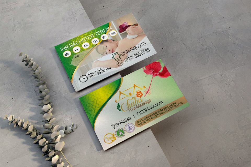 Designs-Visitenkarte Chaba-Designs