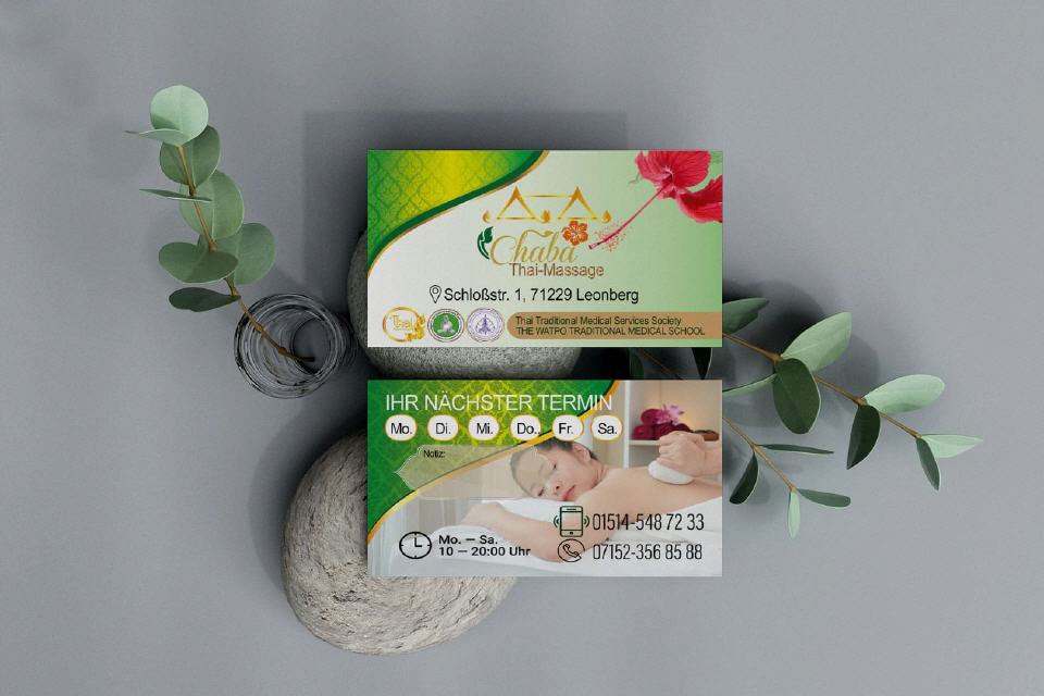 Designs-Visitenkarte Chaba-Designs