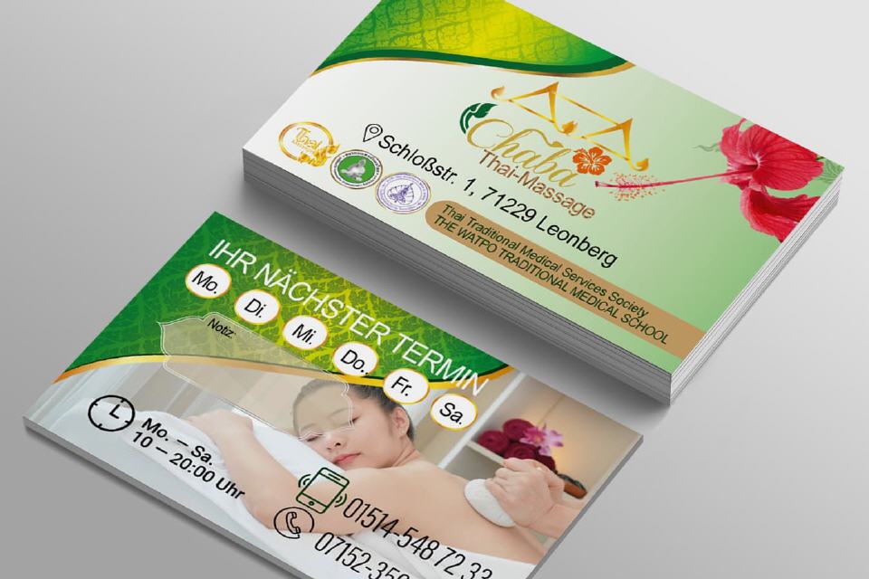 Designs-Visitenkarte Chaba-Designs