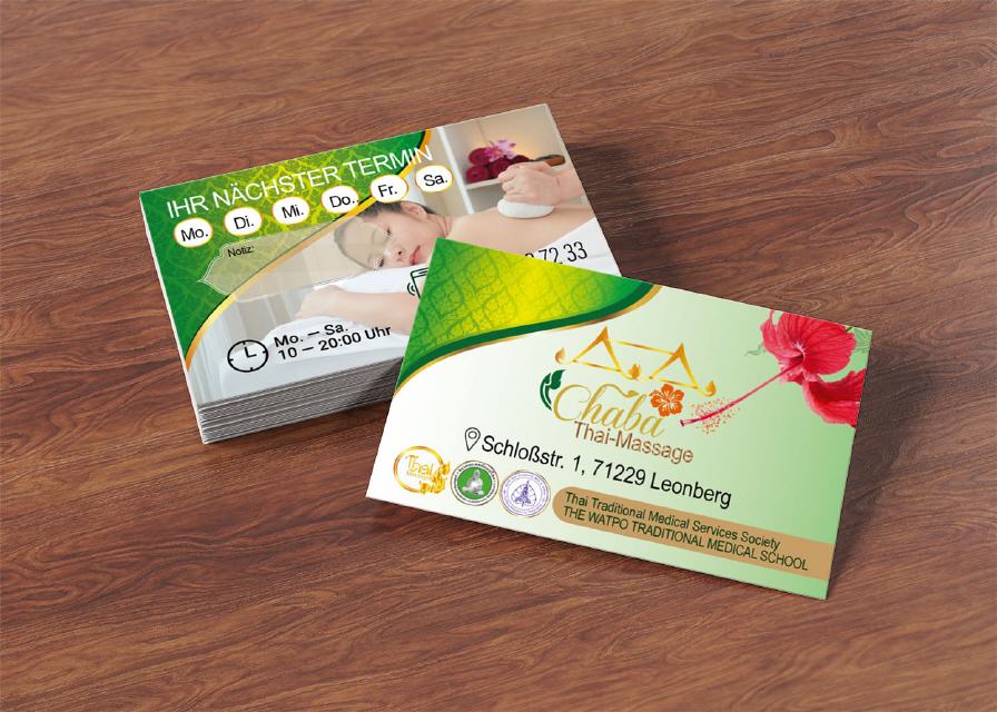 Designs-Visitenkarte Chaba-Designs
