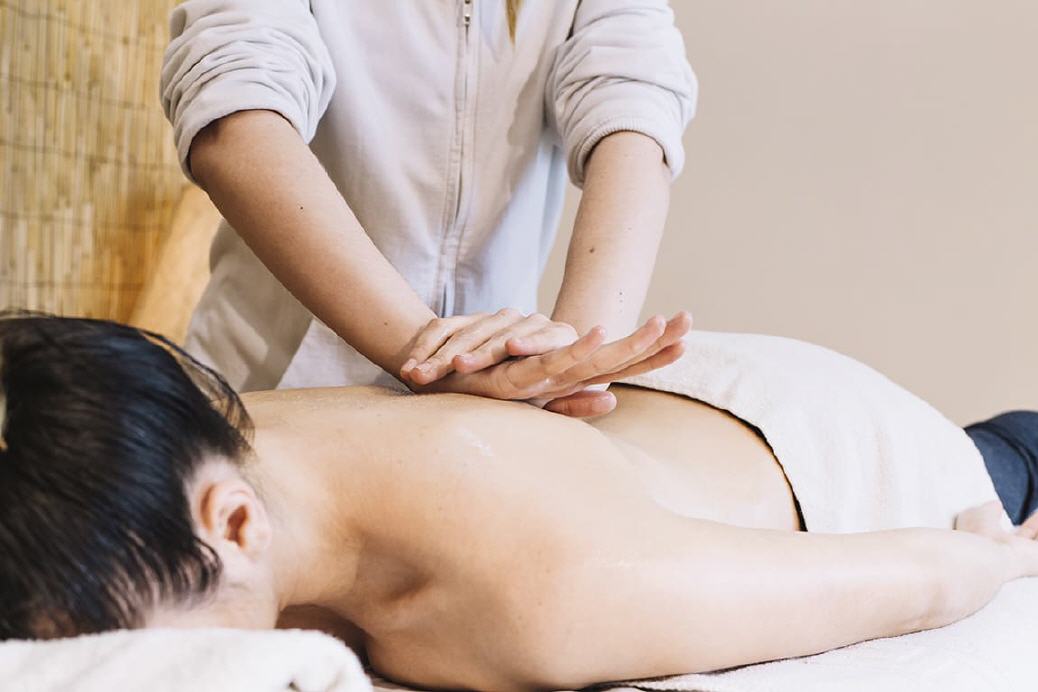 Atemtechniken während der Massage